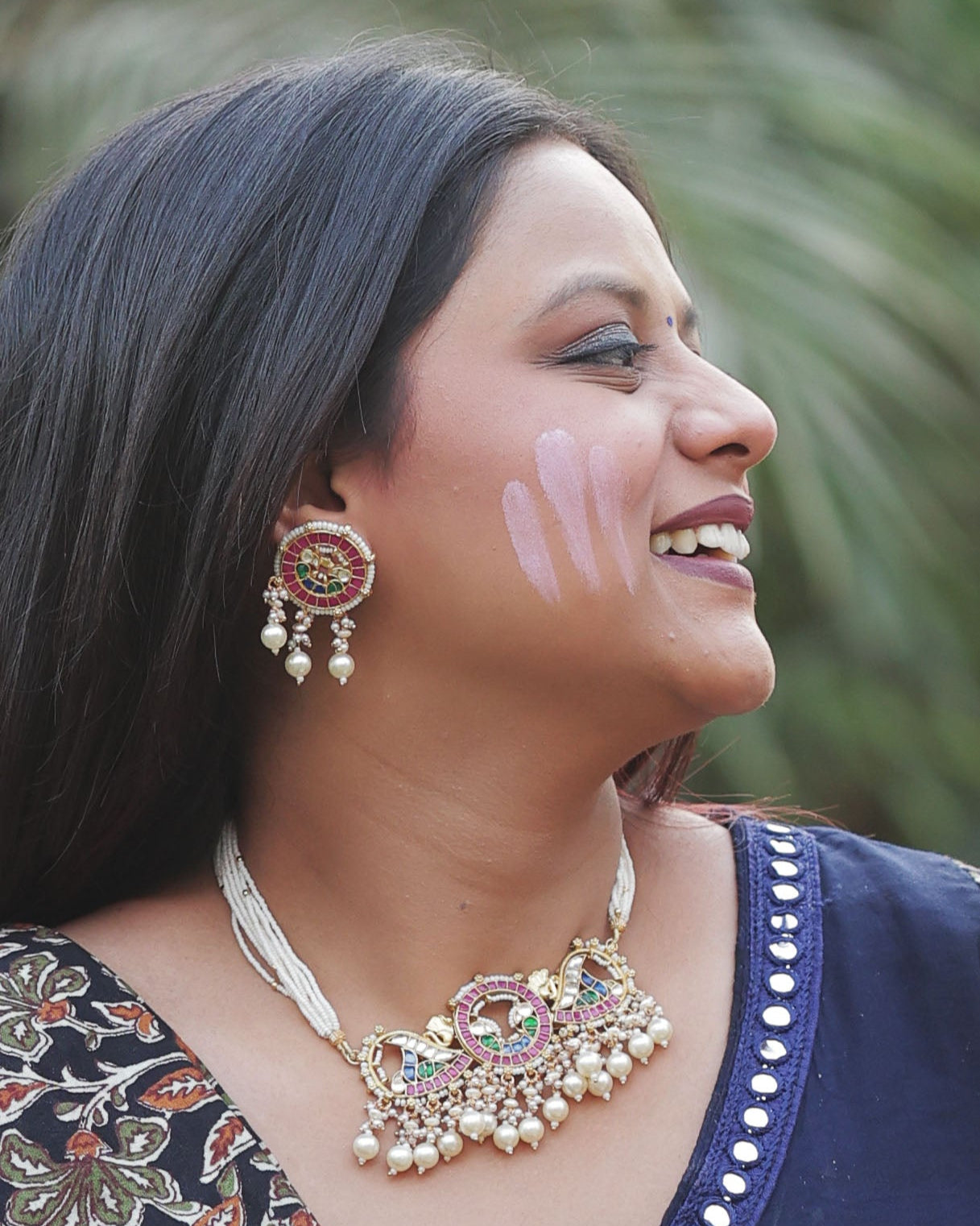 Shahi Choker Necklace Set - SET121MC