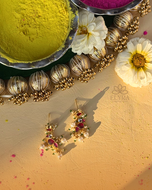 Chidiya earrings- ER140MC