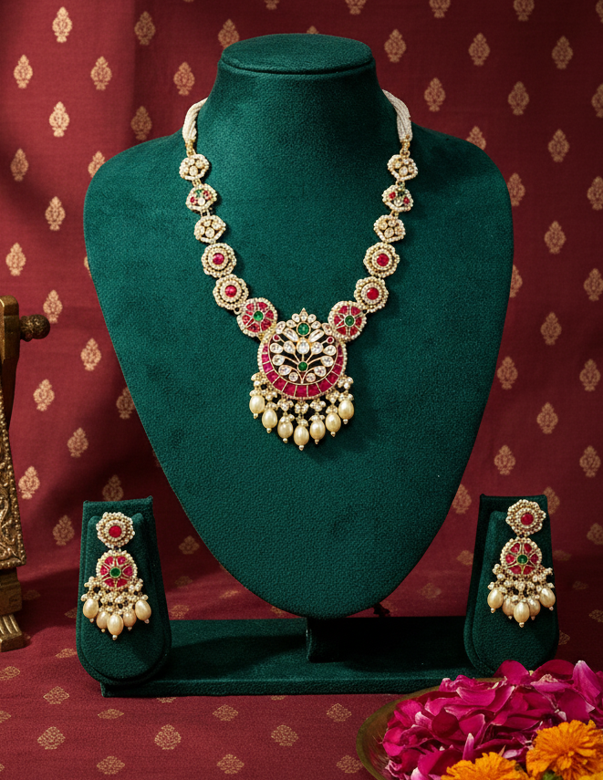The Royal Festive Necklace Set - SET112