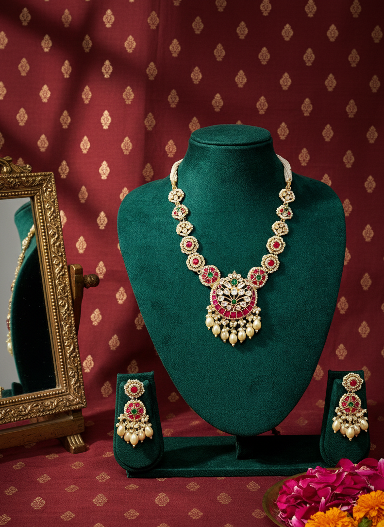 The Royal Festive Necklace Set - SET112