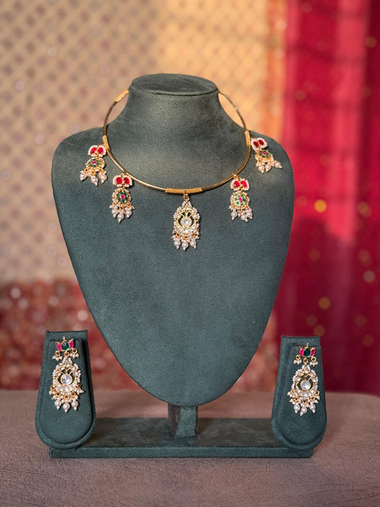 Rang Hasli Necklace Set - SET117MC