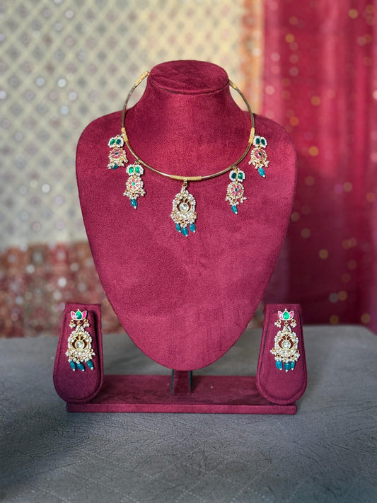 Rang hasli Necklace Set - SET117G