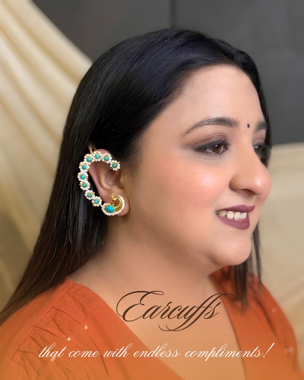 Firoza Mayura Earcuff- NR116F