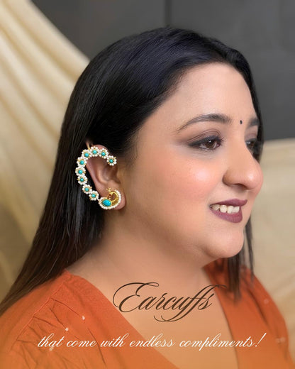 Firoza Mayura Earcuff- NR116F