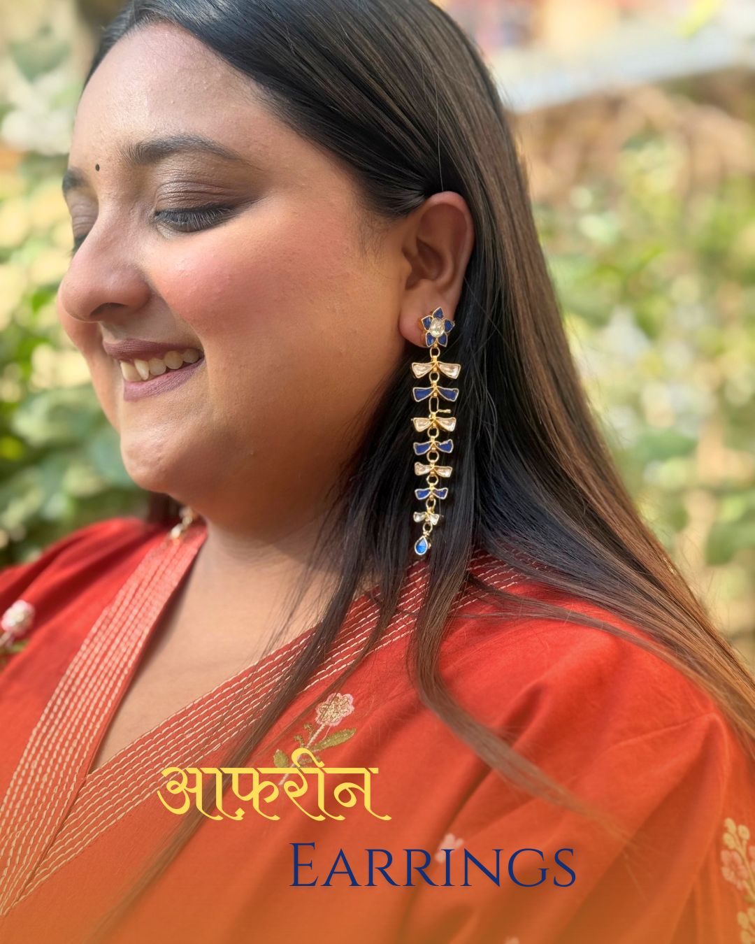 Afreen Earrings- ER130BW
