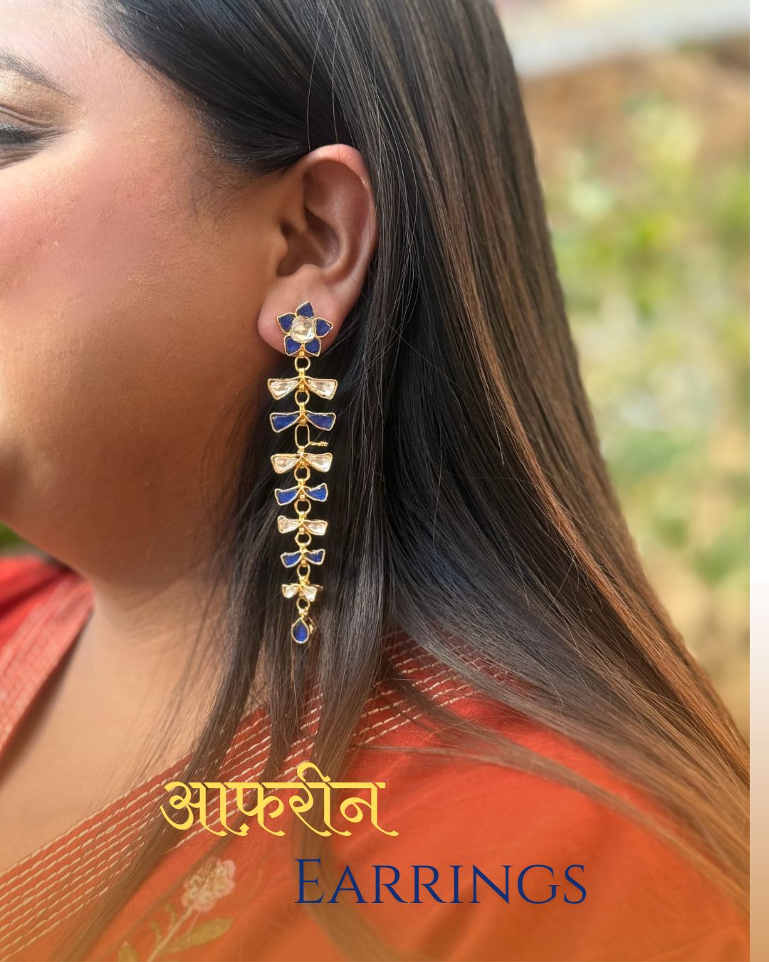 Afreen Earrings- ER130BW