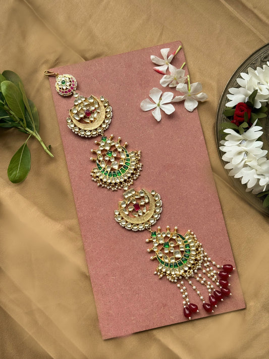 Multicolor Gold Plated HairBraid- HB104
